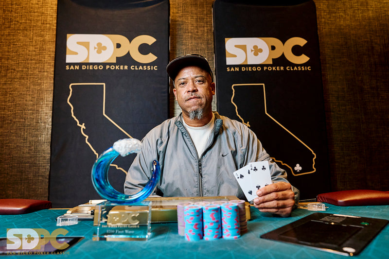 Kalvinci Ewing Wins SDPC Event #1: $200 First Wave NLH Trophy ($3,860)