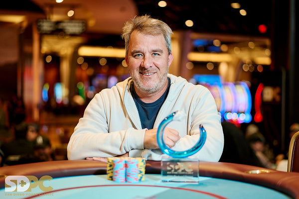 Michael Holmes Wins SDPC Event #2: $300 Weekend Opener NLH Trophy ($17,755)