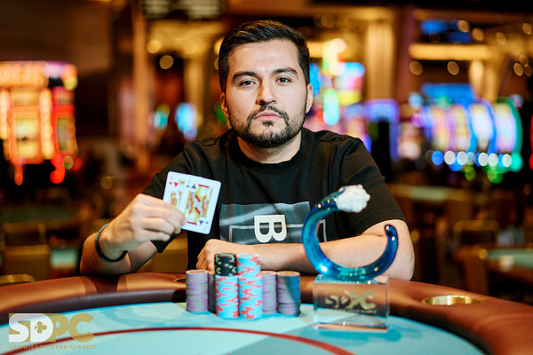 Jose Parra Wins SDPC Event #3: $300 Black Chip Bounty NLH Trophy ($4,664)