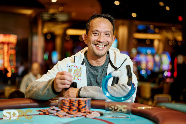 Joselito Bugayong Wins SDPC Event #5: $200 Seniors NLH Trophy ($4,115)