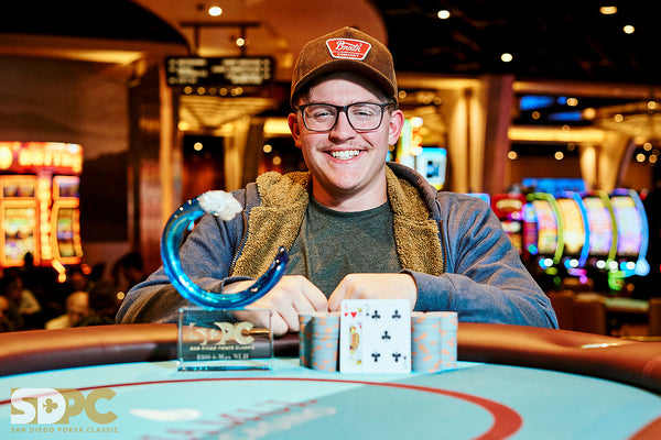 Caleb Overloy Wins SDPC Event #7: $300 Six Max NLH Trophy ($5,224)