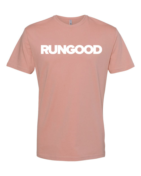 RUNGOOD Classic Tee Pink and White