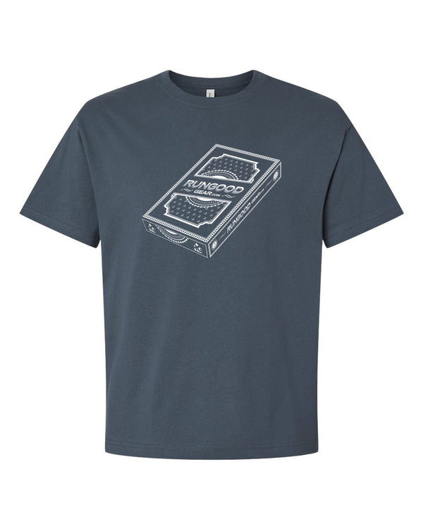 RUNGOOD Card Box Tee Navy