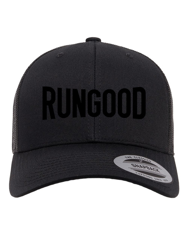 RUNGOOD Arch Trucker Hats - Blackout